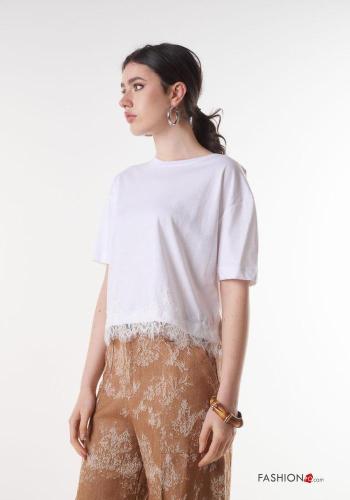 T-shirt de Algodón encaje - ph 3