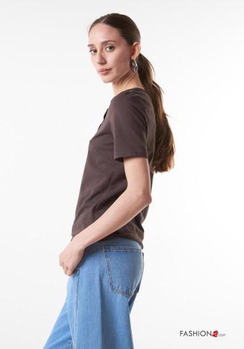 T-shirt in Cotone girocollo - ph 2