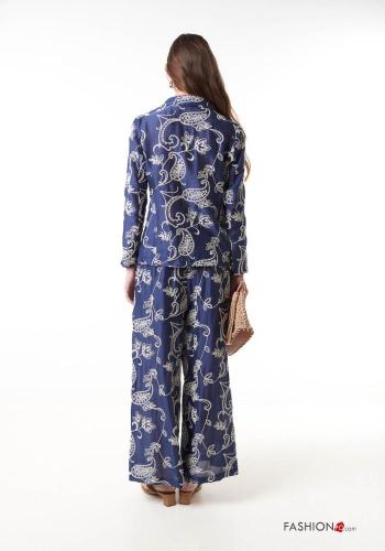 Embroidered Cotton Trousers - ph 3