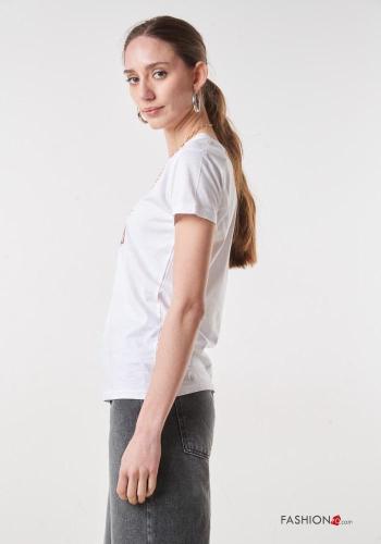 Patterned Cotton T-shirt - ph 2