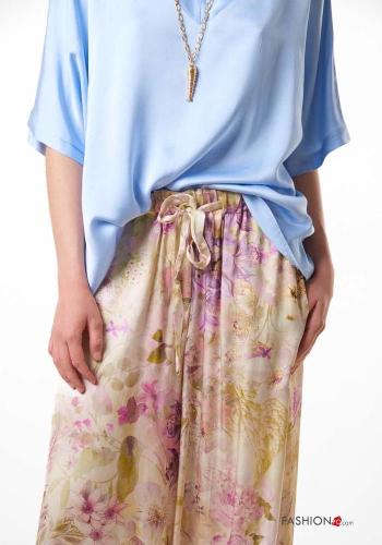 Pantalon à Imprimé Floral - ph 2