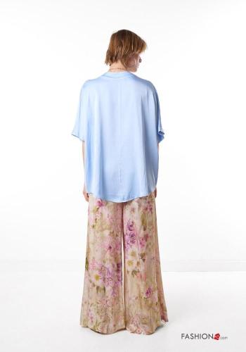 Pantalon à Imprimé Floral - ph 4