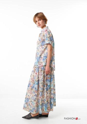 Gonna in Cotone Fantasia floreale - ph 2