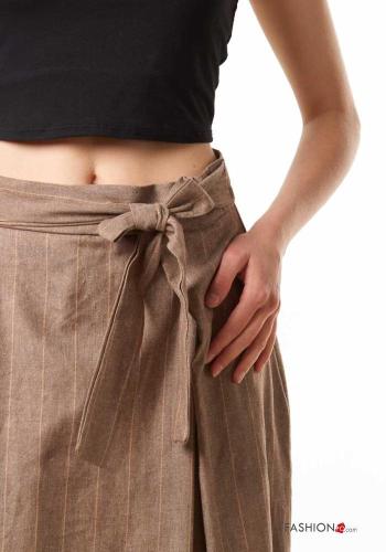 Linen Skirt with bow - ph 2
