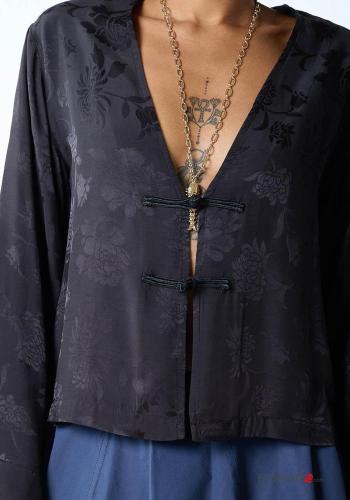 Chaqueta Estampado Floral con cuello en v - ph 2