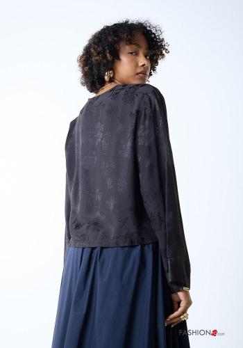 Chaqueta Estampado Floral con cuello en v - ph 4