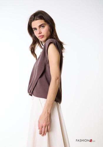 sleeveless crew neck Top - ph 2
