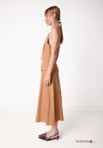 backless Linen Dress - ph 3