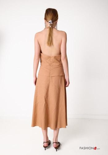 backless Linen Dress - ph 4