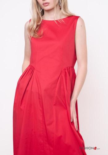 Robe en Coton col rond - ph 2