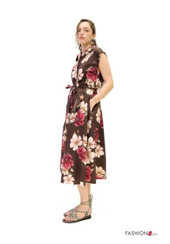 Abito in Cotone Fantasia floreale - ph 3