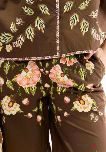 Floral Cotton Trousers - ph 2