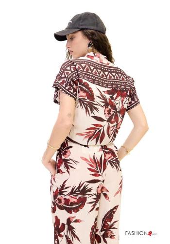 Floral Shirt with knot - ph 3