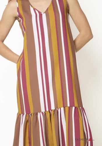 Abito in Lino Fantasia righe - ph 2