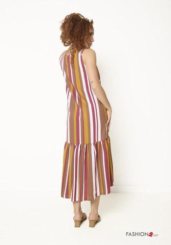 Abito in Lino Fantasia righe - ph 4