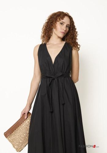 Cotton Dress with v-neck - ph 2