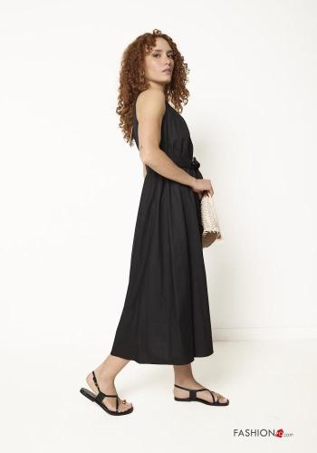 Cotton Dress with v-neck - ph 3