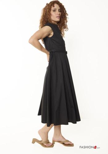 Cotton Dress with v-neck - ph 2
