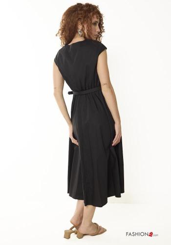 Cotton Dress with v-neck - ph 3
