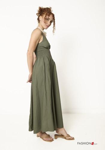 Robe en Coton à dos nu à col en V - ph 4