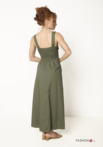 Robe en Coton à dos nu à col en V - ph 5