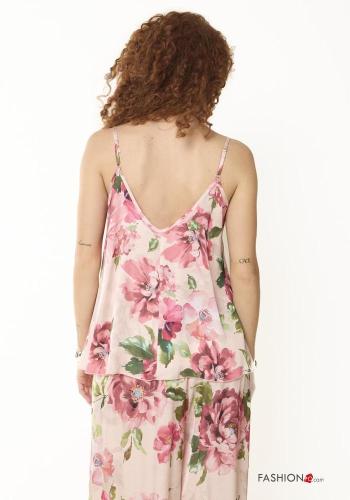 Top à dos nu à Imprimé Floral - ph 3