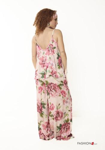Pantalon à Imprimé Floral - ph 3