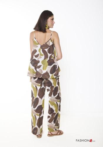 Abstract print Cotton Trousers - ph 3