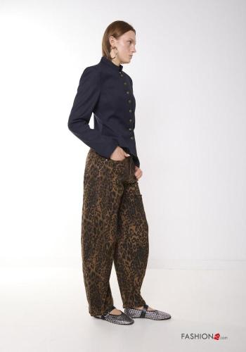 Pantalones de Algodón Estampado animal - ph 2