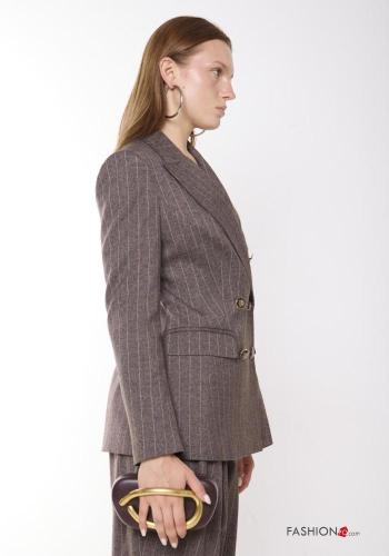 Veste croisé Imprimé à rayures - ph 3
