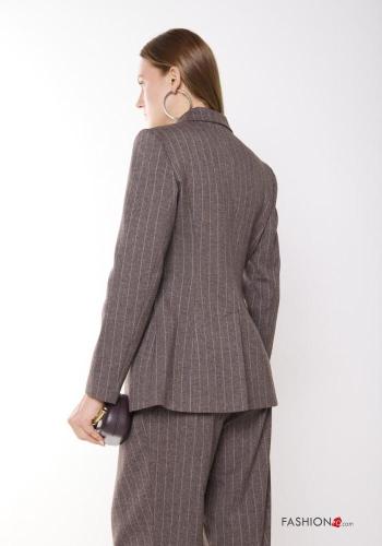 Veste croisé Imprimé à rayures - ph 4