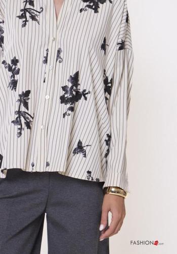 Camicia oversize Fantasia ricamata - ph 2