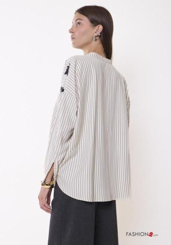 Camicia oversize Fantasia ricamata - ph 4