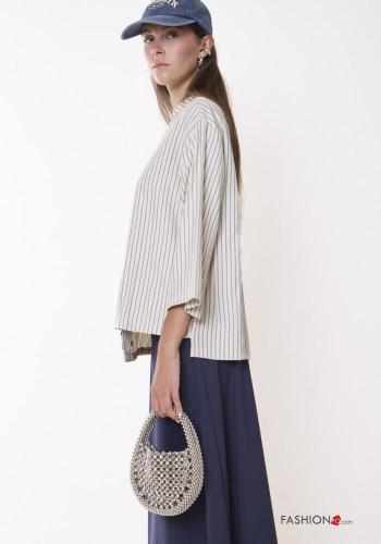 Camicia asimmetrico Fantasia ricamata - ph 3
