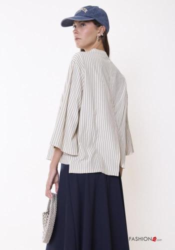Camicia asimmetrico Fantasia ricamata - ph 5