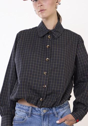 Camicia in Cotone Crop con elastico - ph 2