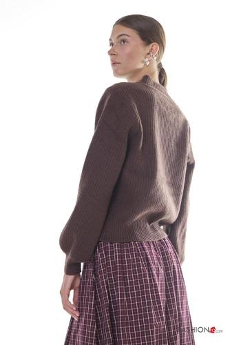 Cardigan in Misto Lana con nodo - ph 3