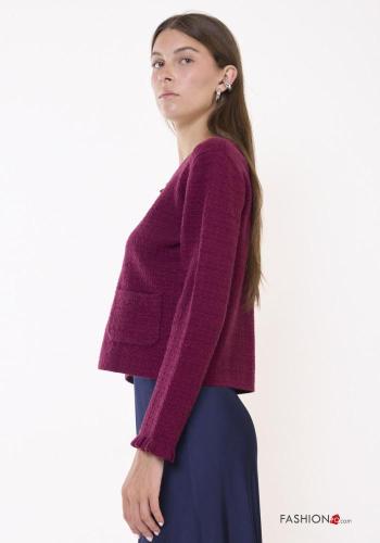 Cardigan in Misto Lana con nodo - ph 3