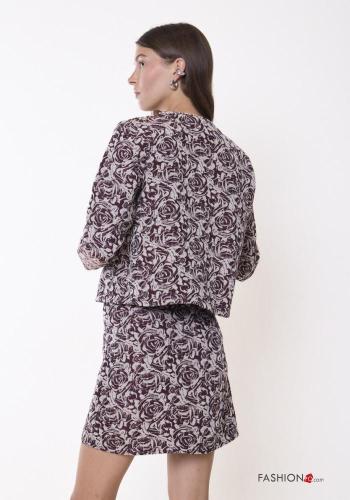 Veste en Coton à Imprimé Floral - ph 3