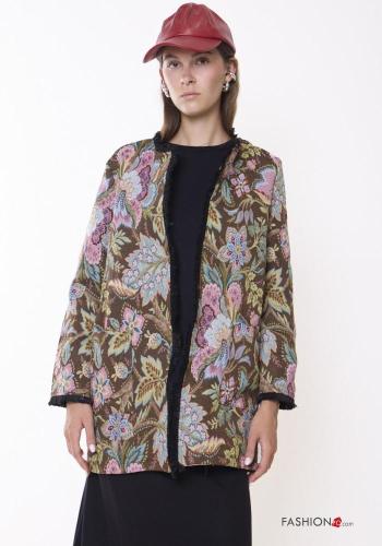 Giacca in Cotone Fantasia floreale - ph 2
