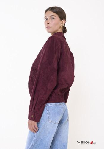Giacca in Cotone con tasche con bottoni con zip - ph 4