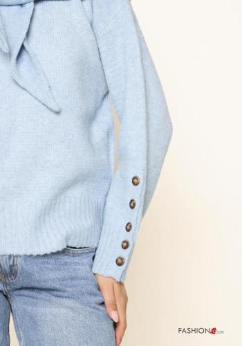 Wool Mix Sweater with buttons - ph 2