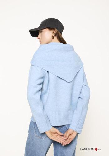 Wool Mix Sweater with buttons - ph 4