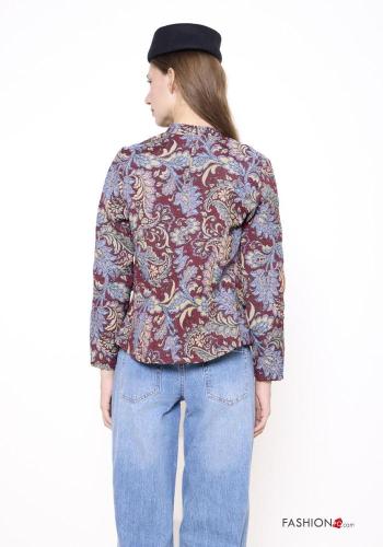 Blumenmuster Jacke aus Baumwolle - ph 3