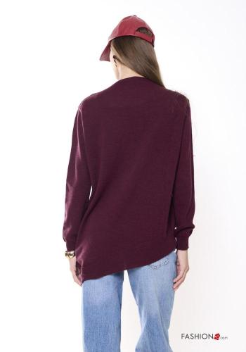 Maglione in Misto Lana asimmetrico - ph 3