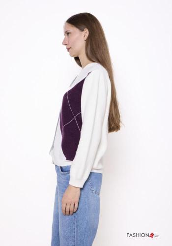 Maglione in Misto Cashmere con bottoni - ph 2