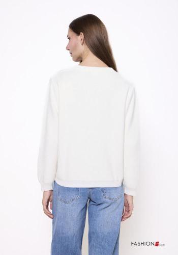Maglione in Misto Cashmere con bottoni - ph 3