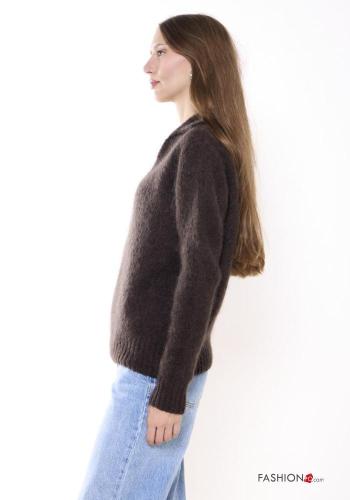 Maglione in Misto Lana scollo a V - ph 2