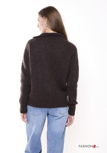 Maglione in Misto Lana scollo a V - ph 3