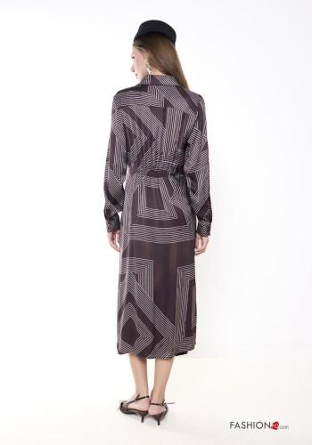Geometric pattern Shirt dress - ph 3